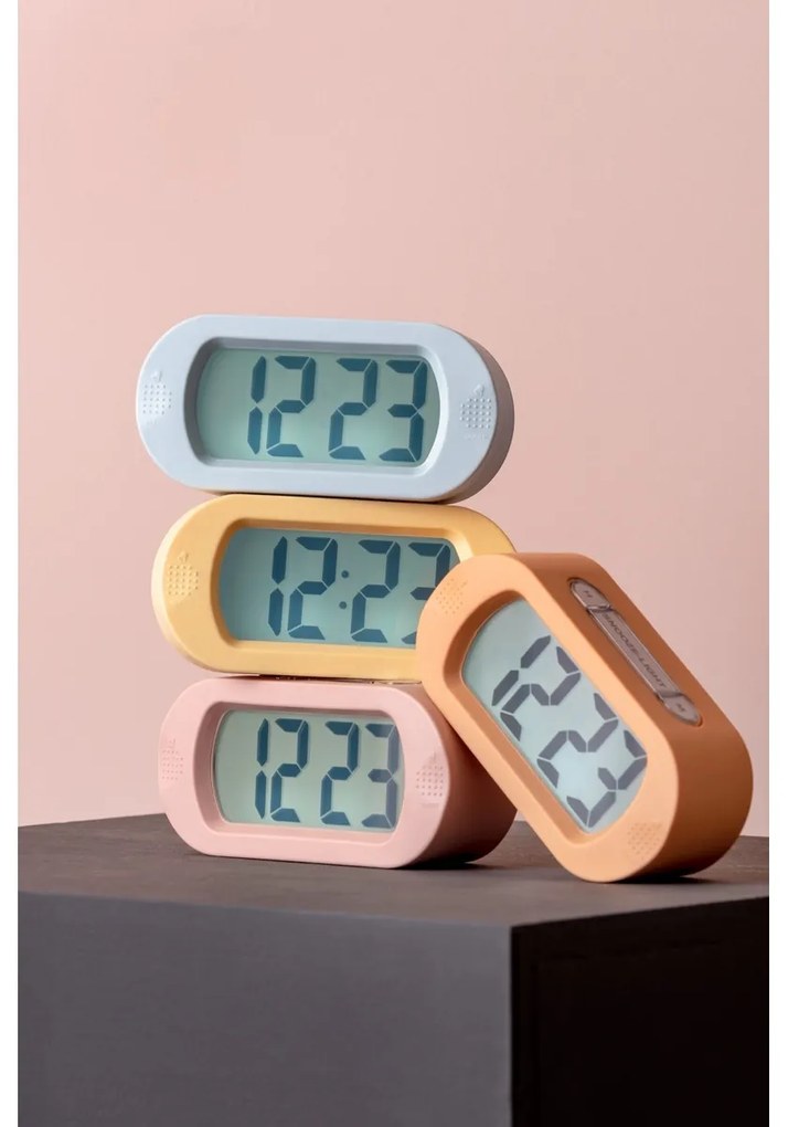 Karlsson KA5753LB digitális asztalióra/ébresztőóra, lágy kék