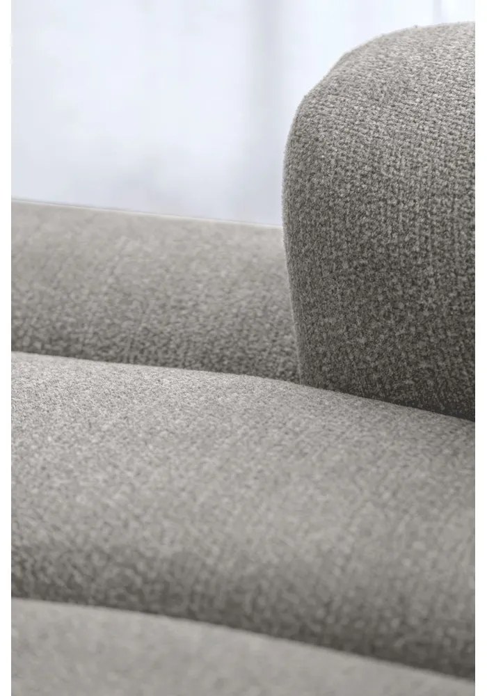 Világosszürke sarokkanapé (jobb oldali-U alakú) Shell – Miuform