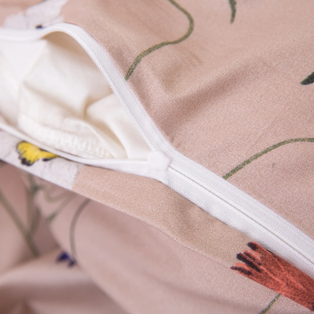 HERBAR bézs mikroszálas ágyneműhuzat Ágyneműhuzat mérete: 2 db 70 x 90 cm | 200 x 220 cm