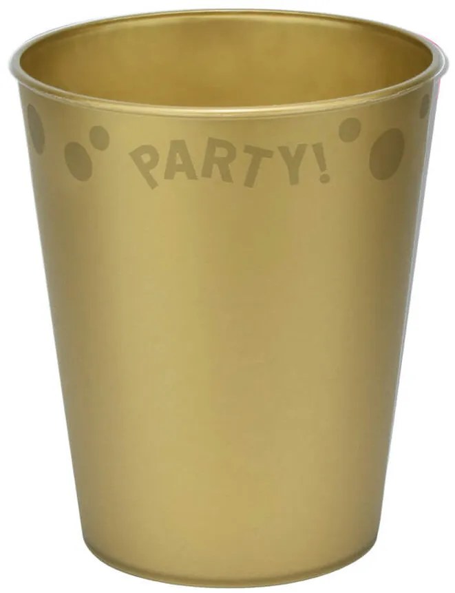 Gold, Arany micro prémium műanyag pohár 250 ml