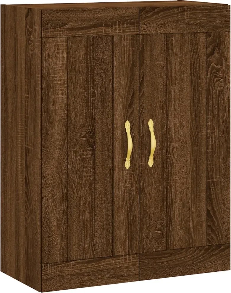 vidaXL barna tölgy szerelt fa fali szekrény 69,5 x 34 x 90 cm