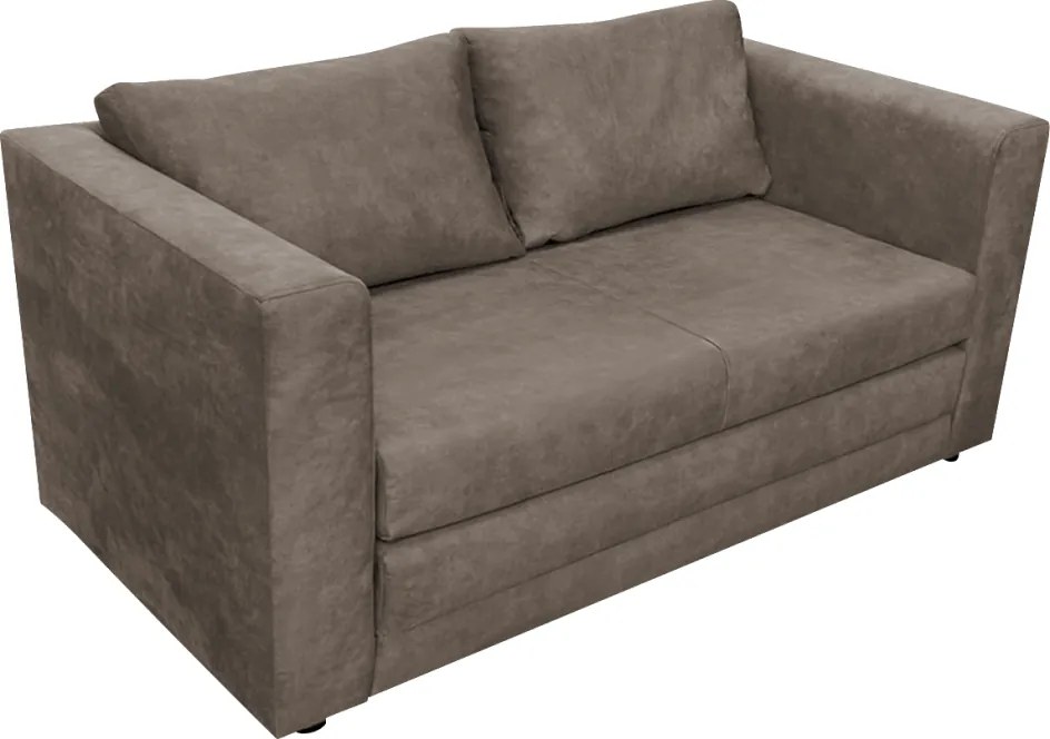 Kihúzható kanapé, szürkésbarna Taupe, BEJA