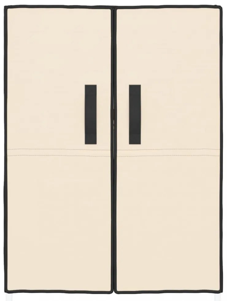 krémszínű szövet cipősszekrény 60 x 28 x 90 cm