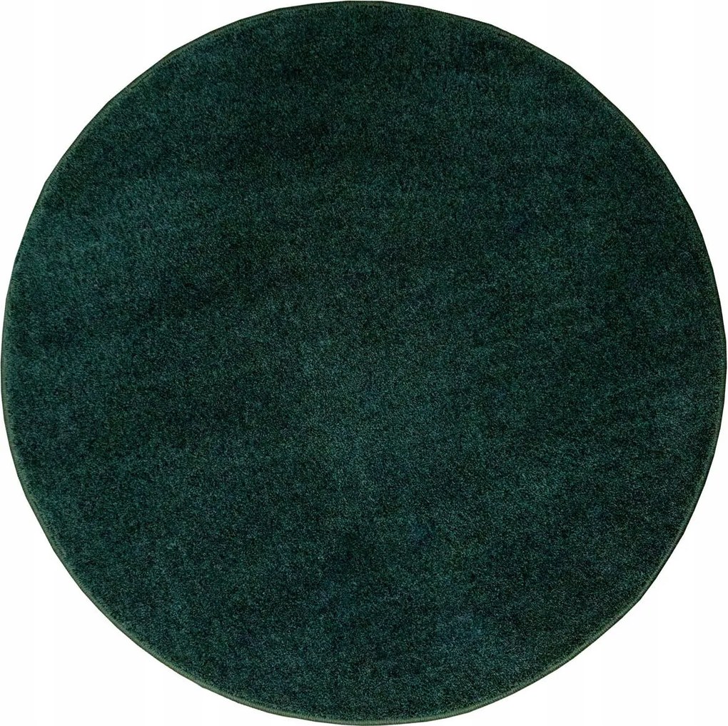 Kerek Szőnyeg Puha Palackos Zöld Hálószoba Amazing átm. 100 cm