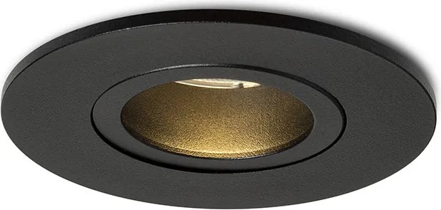 RENDL GALO R süllyesztett lámpa fekete 230V LED GU10 9W IP65