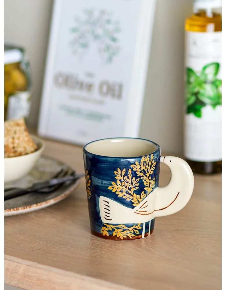 Kék agyagkerámia bögre 260 ml Hezha – Bloomingville