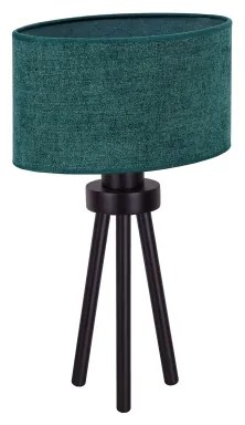 Duolla - Asztali lámpa OVAL 1xE27/15W/230V átm. 30 cm zöld