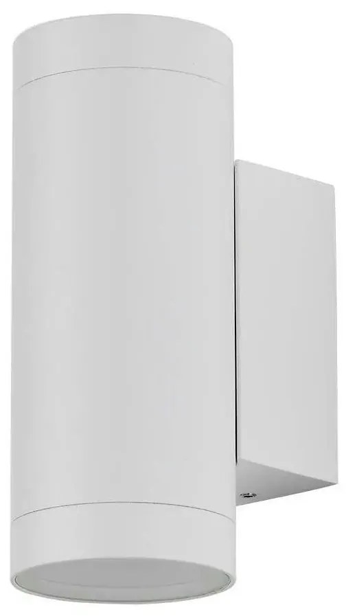 V-Tac Kültéri fali lámpa 2xGU10/40W/230V IP54 fehér VT0861