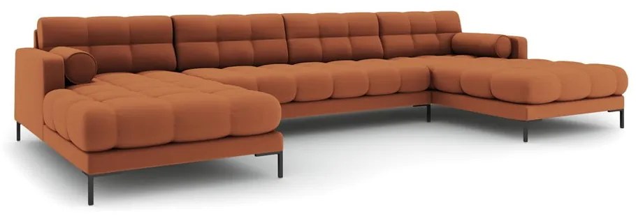 Téglavörös sarokkanapé (U alakú) Bali – Cosmopolitan Design