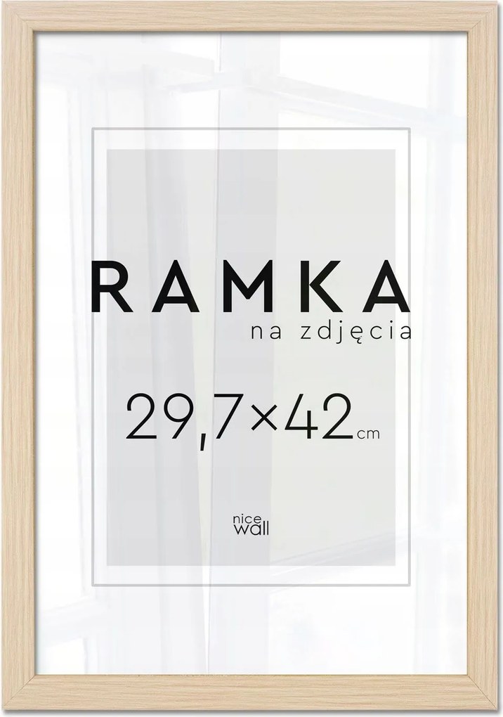 Képkeret 29,7x42 A3 Képkeret 42x29,7 barna bükk