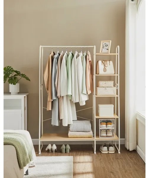 Álló fogas LINEA fehér/barna