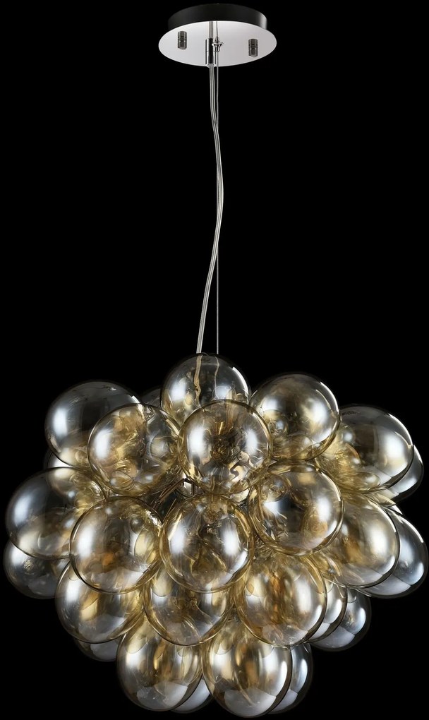 Maytoni modern függeszték balbo borostyán nikkel mymod112-08-g