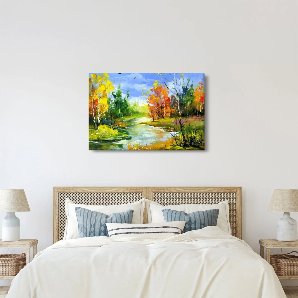 Kép - Tájfestés (90x60 cm)
