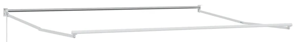 Kézi Húzható Napellenző Narancs és Barna 350x250 cm