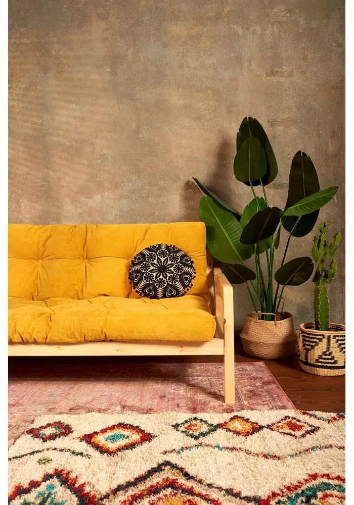 Grab bézs kinyitható kanapé 204 cm - Karup Design