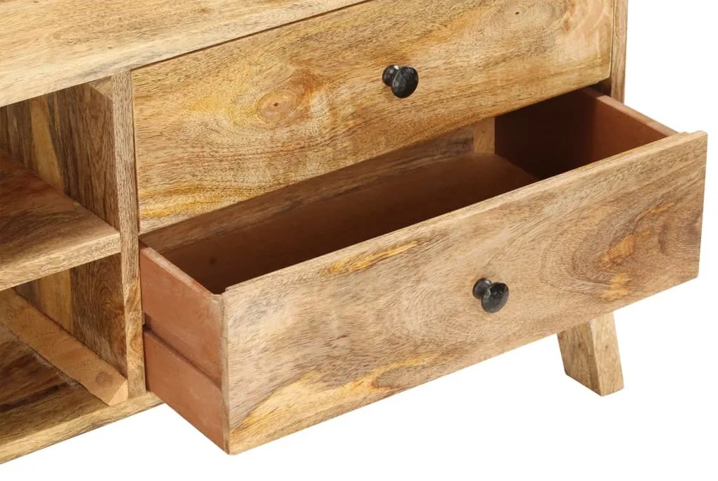 tömör mangófa TV-szekrény 97 x 35 x 47 cm
