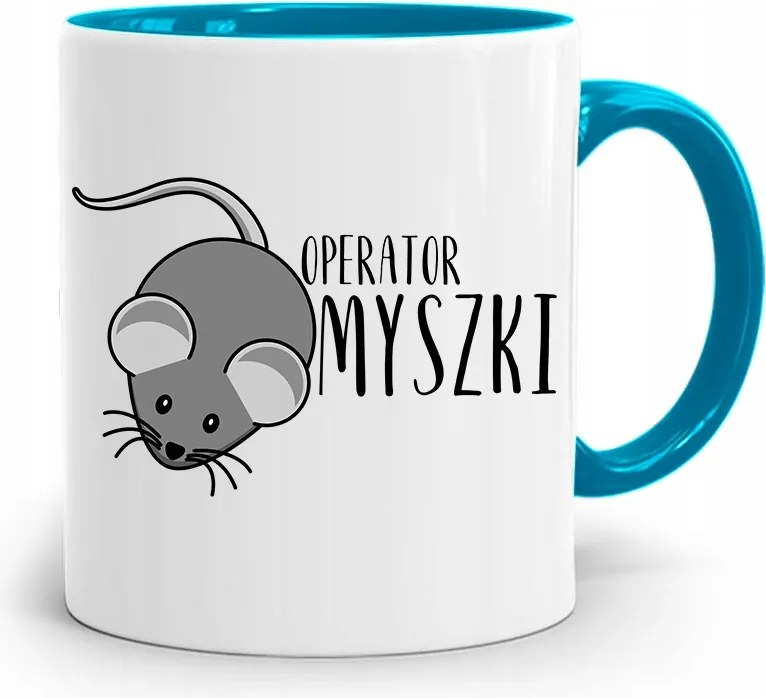 Kék Bögre Informatika Egérkezelő Ajándék fényképes nyomtatással