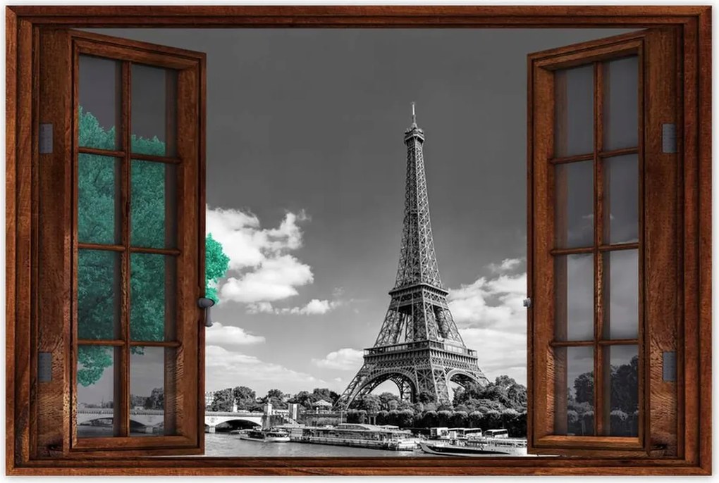Poszterek 120x80 Eiffel-torony Párizsban