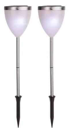 2 db kerti napelemes LED lámpa, magasság 34 cm - Star Trading