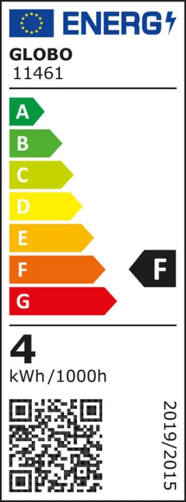Globo 11461 fényerő-szabályozható LED fényforrás, 4W E27, 2700K, 380 lm