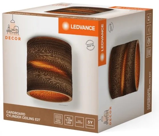 Ledvance - Mennyezeti lámpa DECOR CARDBOARD 1xE27/15W/230V átm. 25 cm