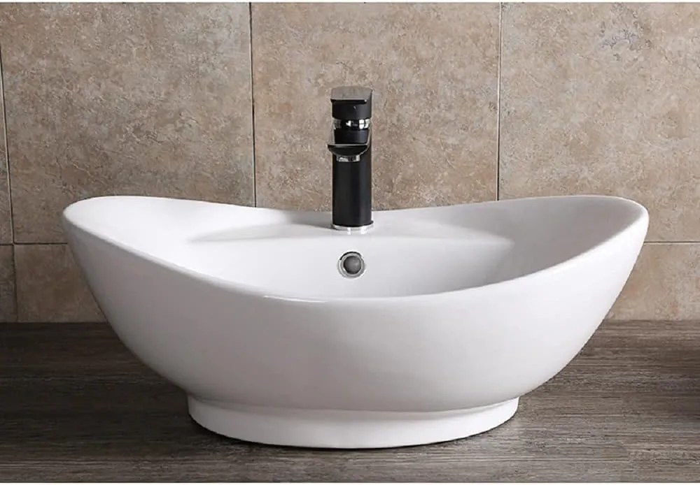Eros GONDOLA - PULTRA ültethető - Top Counter - porcelán mosdó - 59 x 39 x 21 cm