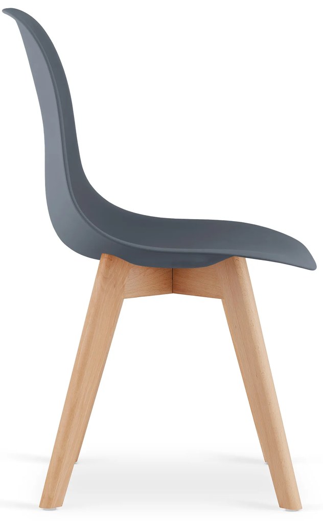 Palaszürke KITO szék bükkfa lábakkal