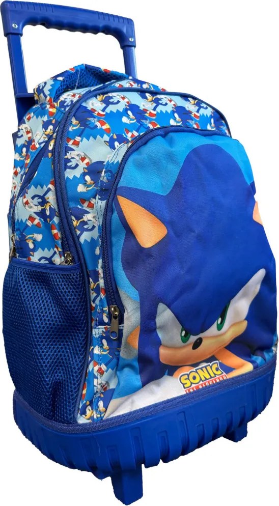 Sonic a sündisznó Modern prémium gurulós iskolatáska, táska 44 cm