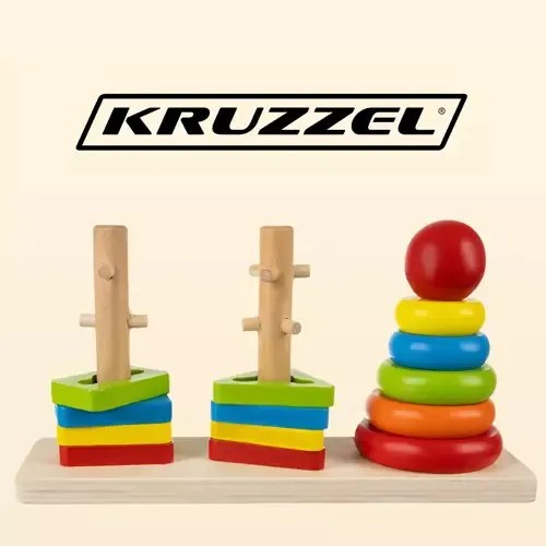 Válogató - fa puzzle Kruzzel 19870