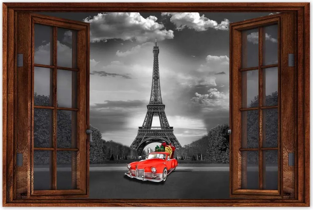 Poszterek 90x60 Eiffel-torony Franciaország