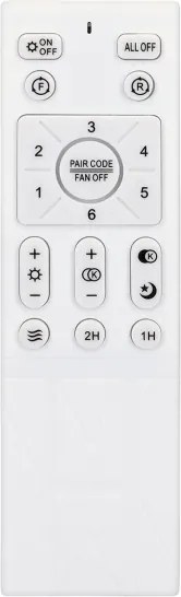 Brilagi-LED állítható mennyezeti ventilátor LED/30W/230V 3000-6500K fehér/barna+