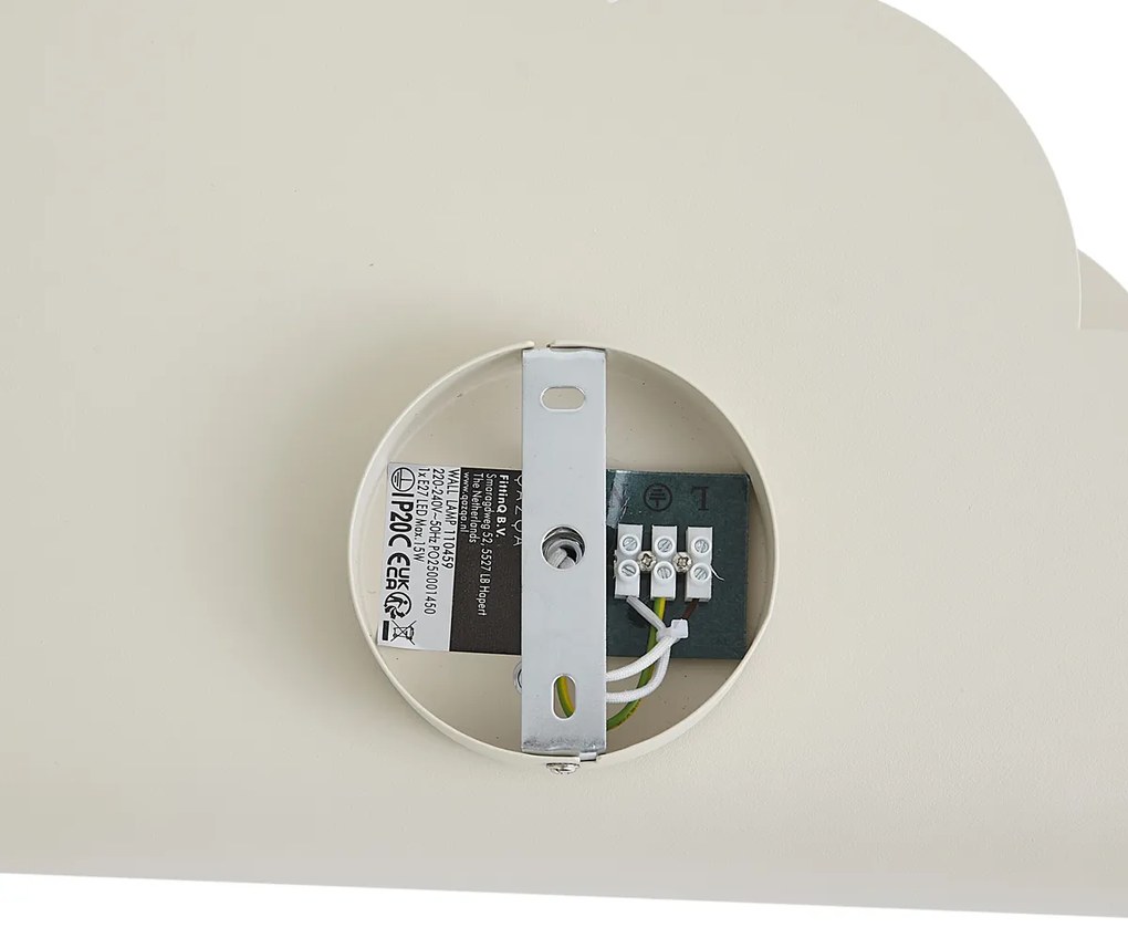 Gyerekszoba fali lámpa bézs felhő napocskával - Cloudy