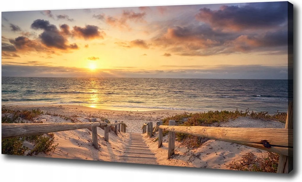 Vászonkép Ösvény a tengerpartra 100x70 cm