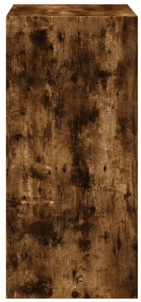 füstös tölgy színű szerelt fa ruhásszekrény 77 x 48 x 102 cm