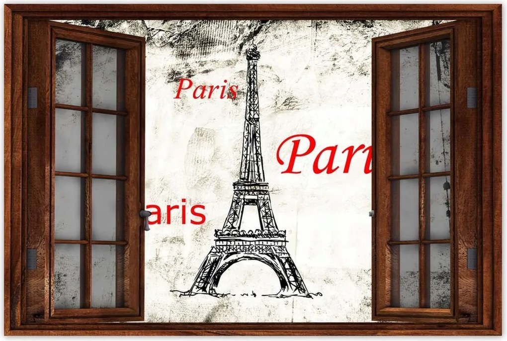 Poszterek 90x60 I Love Paris