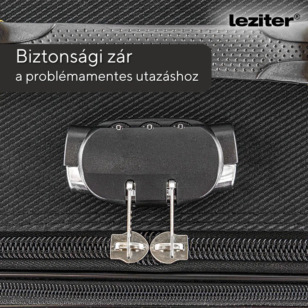 TraveLux light nagy bőrönd puha 76x50x29 cm fekete