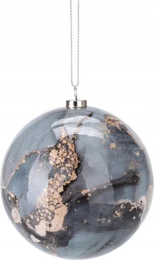 Díszített gömb 10 cm Karácsonyfadísz 1 db Karácsony