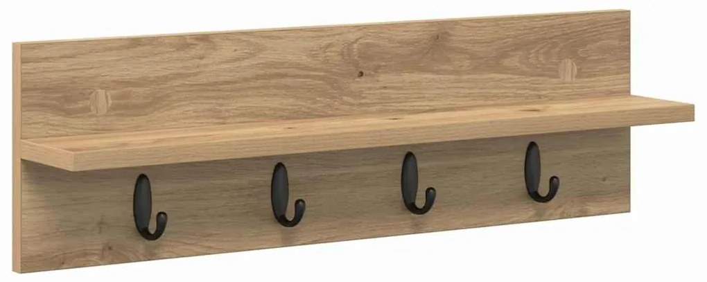 Fali Kabáthorog kézműves tölgy 60 x 10.5 x 18 cm Faanyag