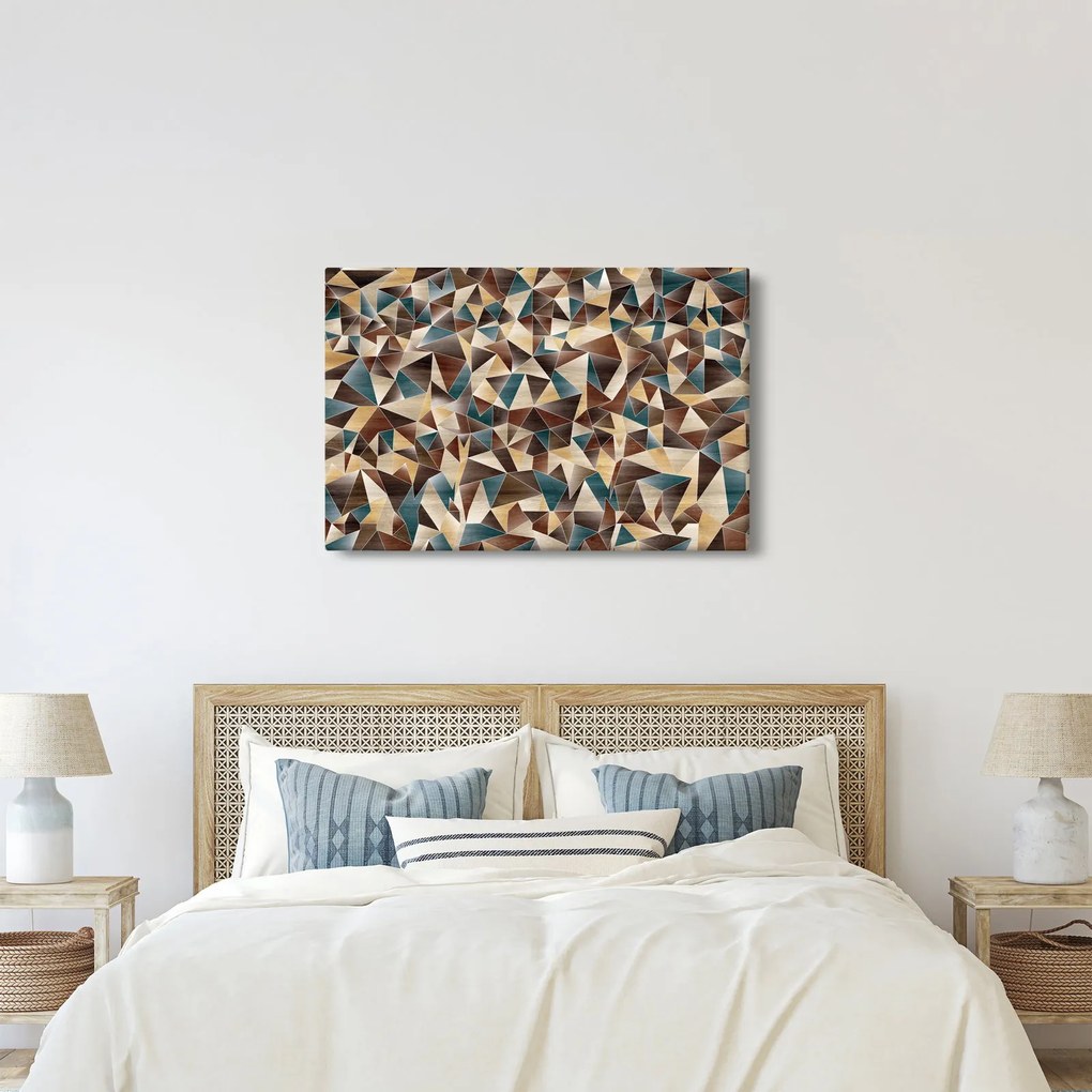 A háromszögek képe (90x60 cm)