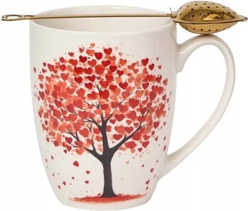 360 ml-es klasszikus bögre fa befőzővel