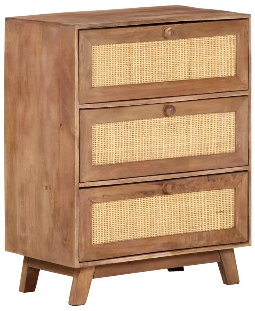 tömör mangófa tálalószekrény 61 x 35 x 76 cm