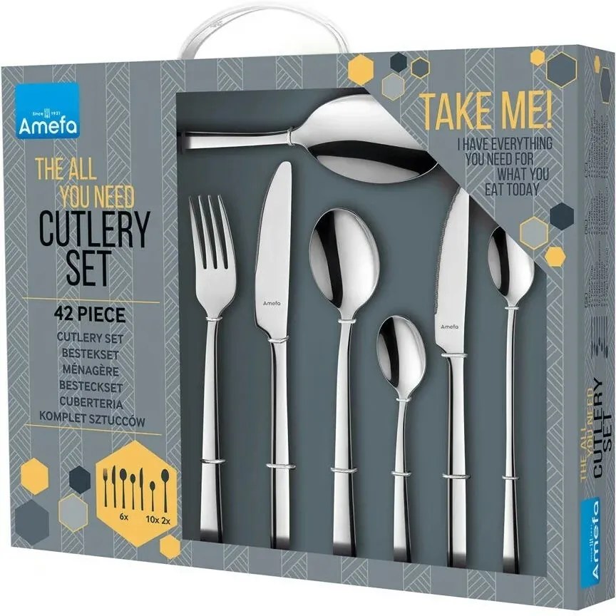 Amefa 42 részes evőeszköz készlet Manille All you need