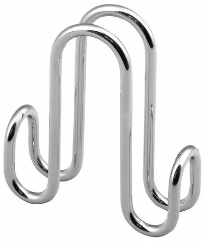 AQUALINE 37030 dupla zuhanykabin-akasztó, ezüst