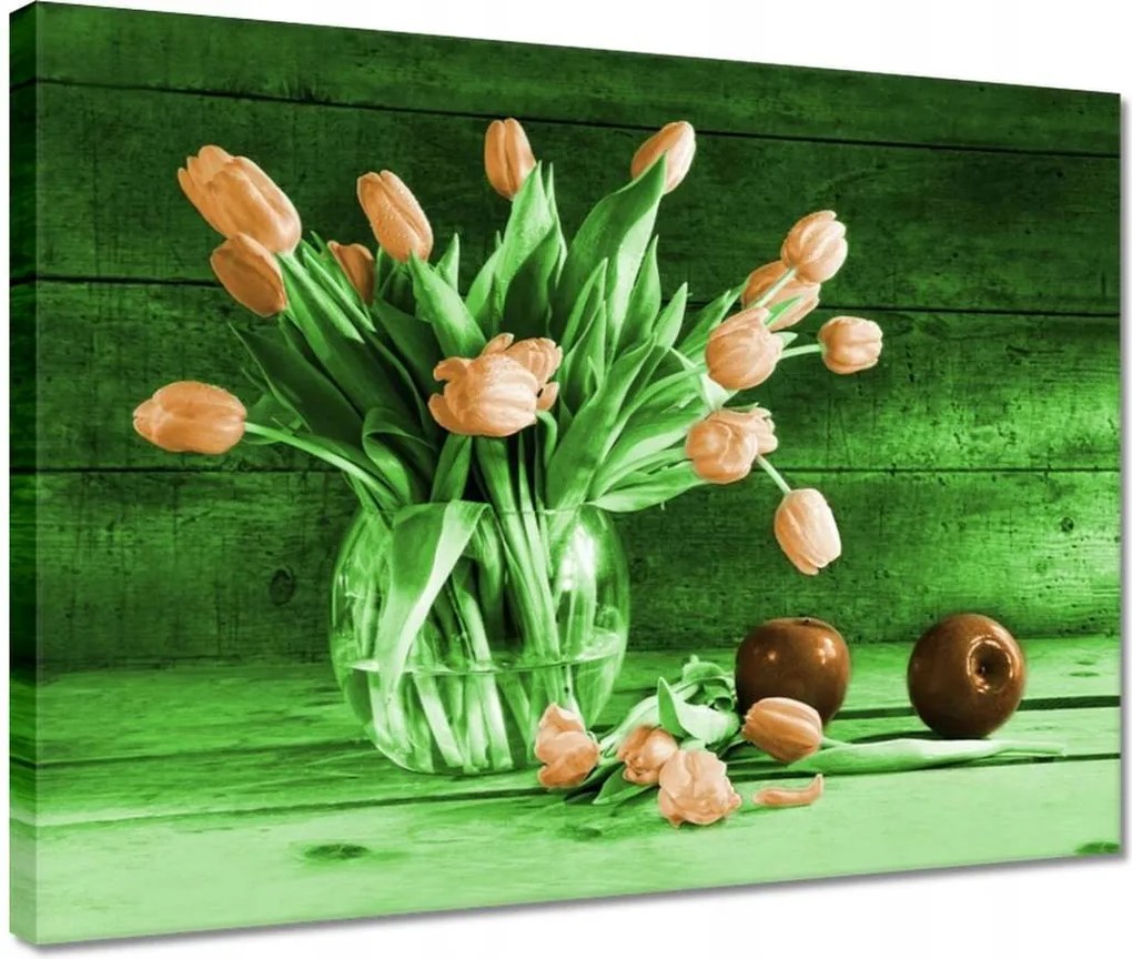 Vászonkép 40x30 Zöld wenge
