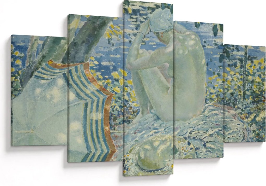 Kép - Frederick Carl Frieseke, On the Bank, reprodukciók (150x105 cm)