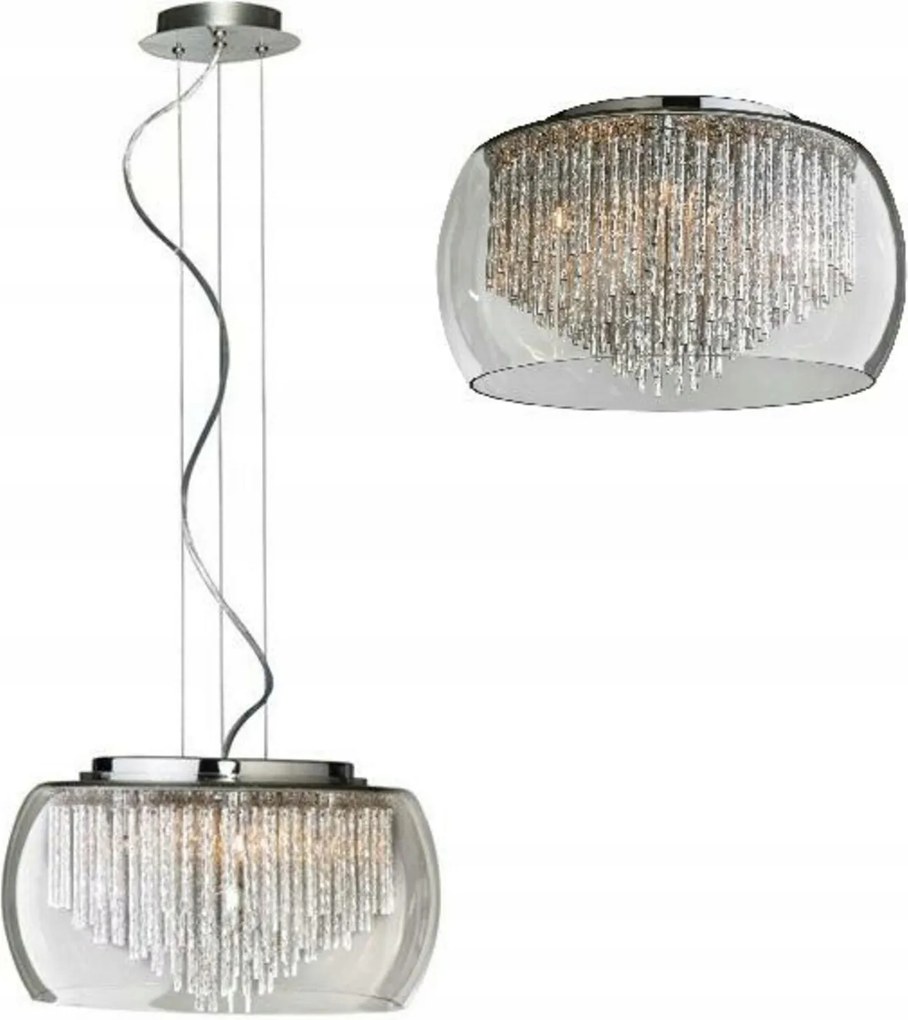 Azzardo AZ1000 Rego mennyezeti/függőlámpa 8x G9 40W izzó nélkül 50cm IP20