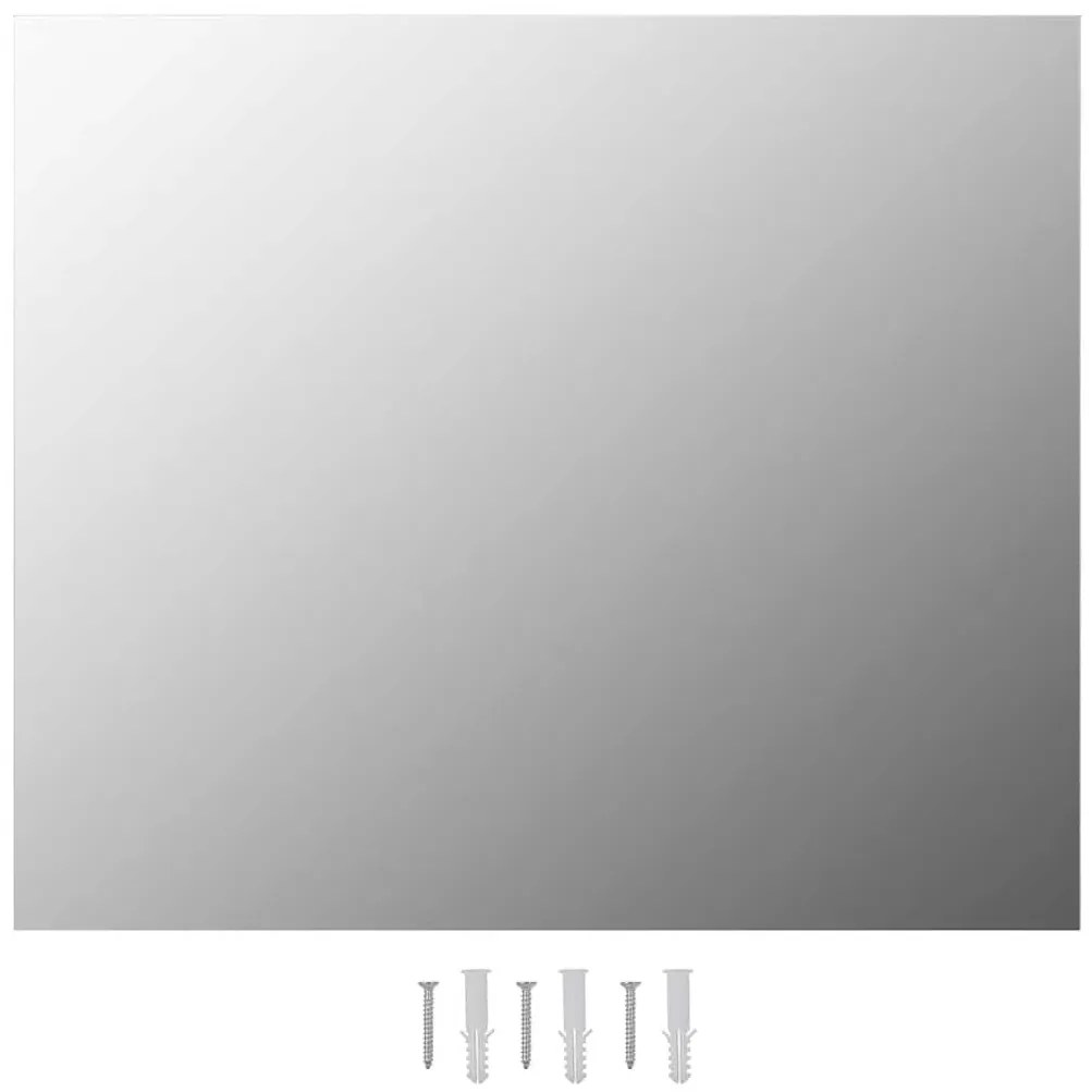 keret nélküli üveg tükör 80 x 60 cm