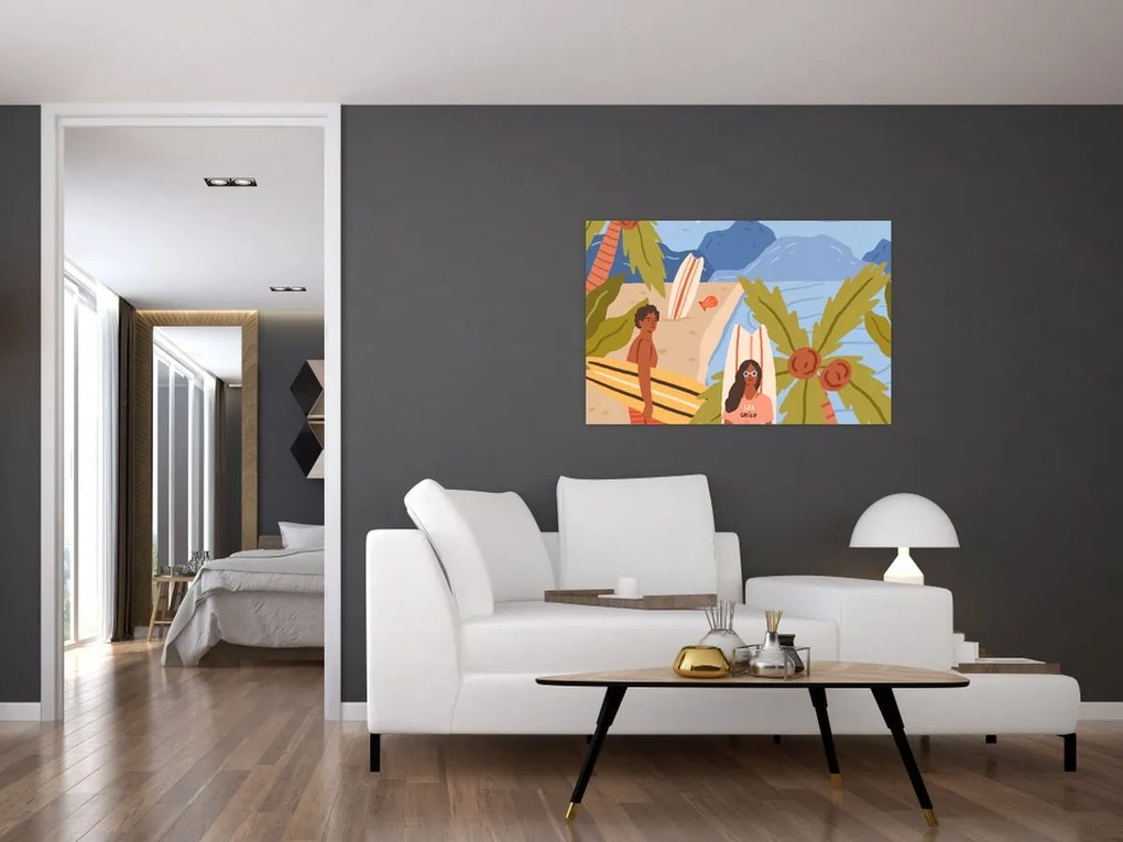Kép - Élvezd az életed (90x60 cm)