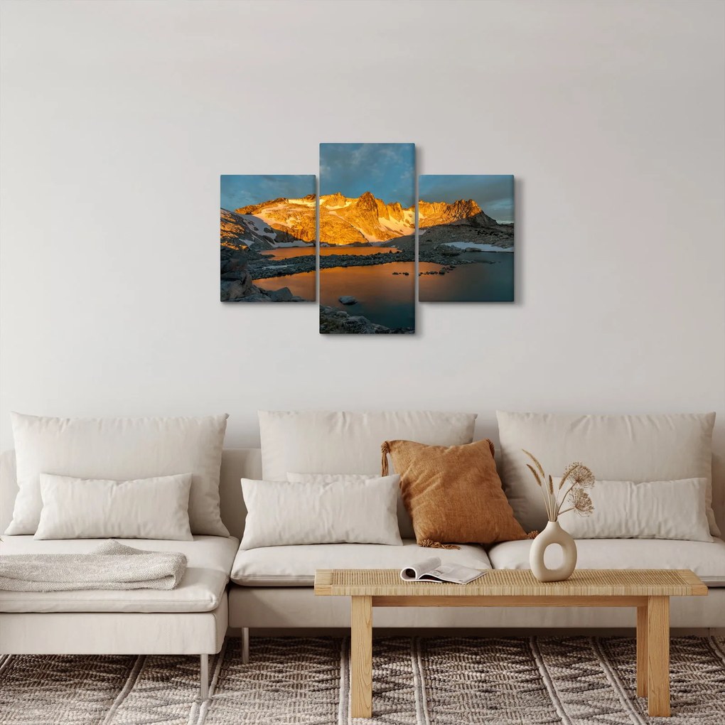 Egy hegyvidéki táj képe (90x60 cm)
