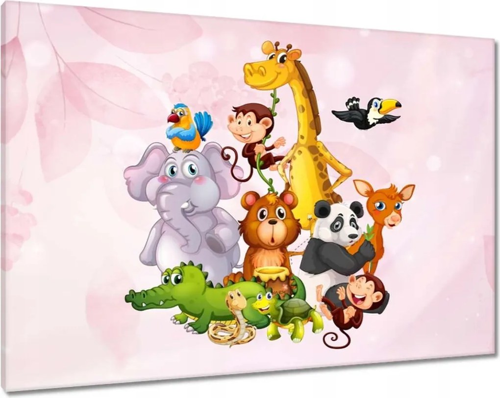 Vászonkép 100x70 Trópusi állatok